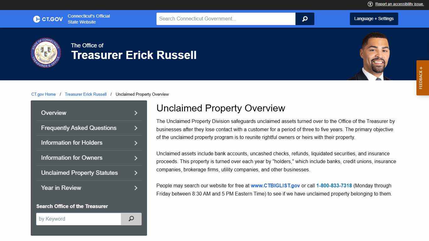 Unclaimed Property Overview